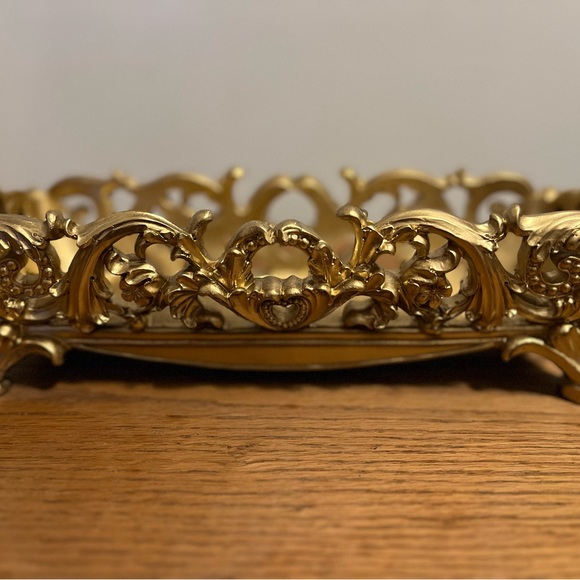 Pair of Gold Candle Holders - Picture 5 of 8